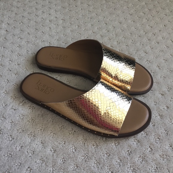 Franco sarto rye slide flat sandals Clearance